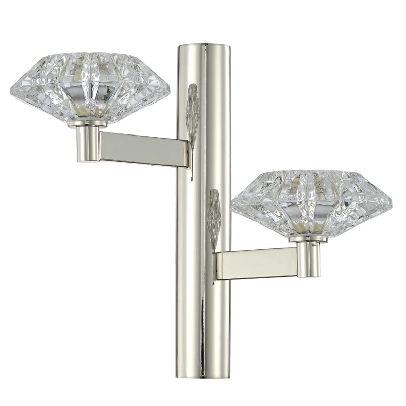 Бра Yerker Sconce nickel Никель Прозрачный Бра Yerker Sconce nickel Никель Прозрачный в Грозном | Loft Concept