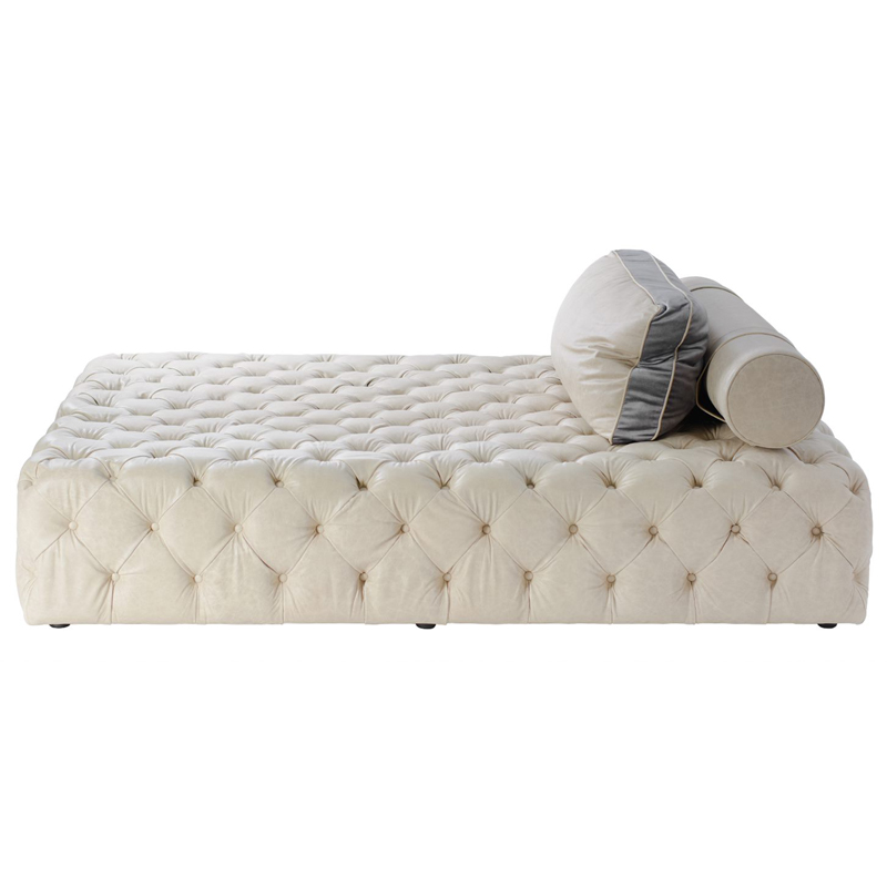 Кушетка Chinzi Lounge Sofa milky Молочный Кушетка Chinzi Lounge Sofa milky Молочный в Грозном | Loft Concept