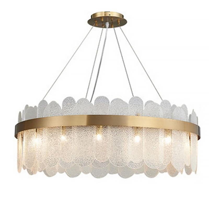 Люстра Blount Chandelier Raised Латунь Прозрачный Люстра Blount Chandelier Raised Латунь Прозрачный в Грозном | Loft Concept