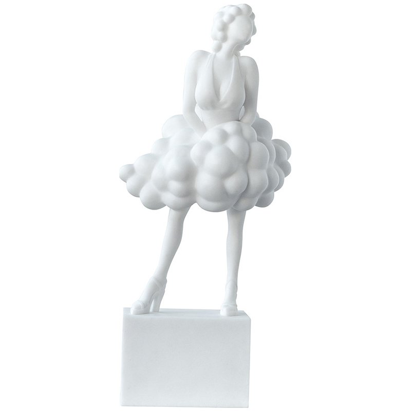 Декоративная статуэтка Marilyn Cloud Dress Statuette Белый Декоративная статуэтка Marilyn Cloud Dress Statuette Белый в Грозном | Loft Concept