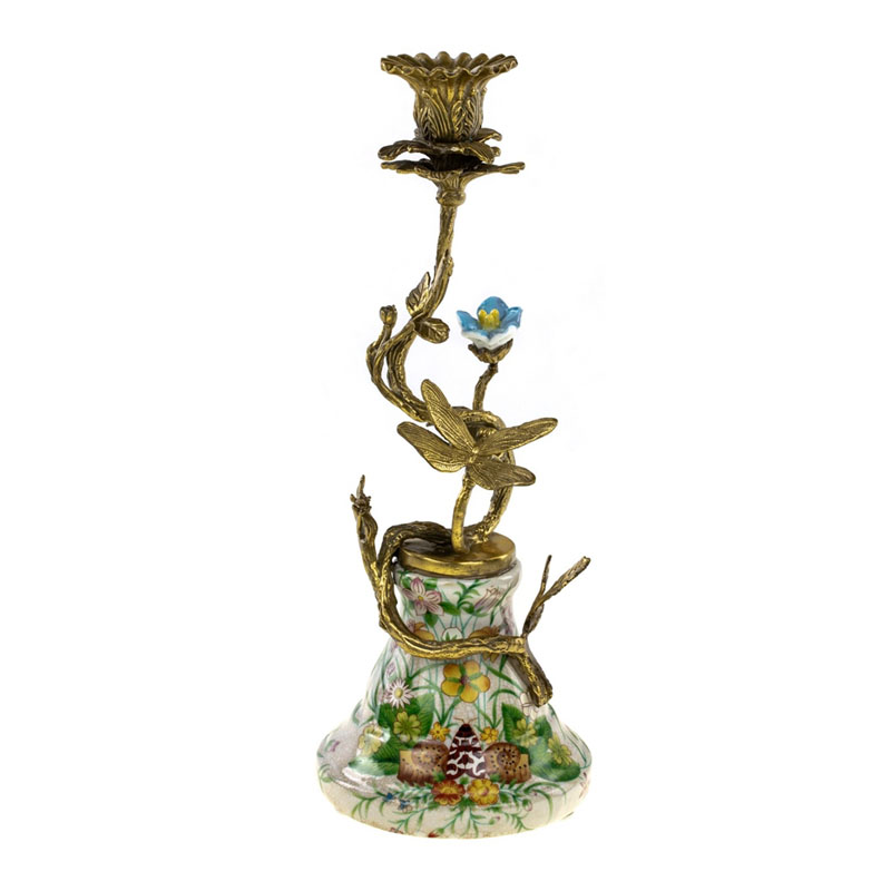 Подсвечник Curly Flower Bronze Мульти Бронза Подсвечник Curly Flower Bronze Мульти Бронза в Грозном | Loft Concept