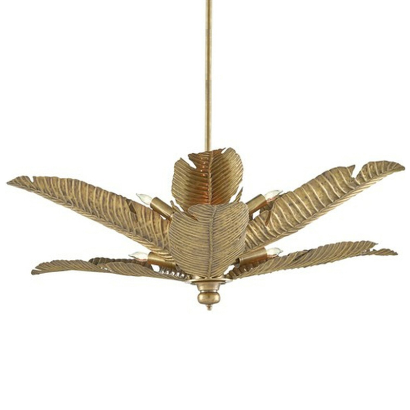 Дизайнерская Люстра Золотые Листья Пальмы Modern Golden Palm Leaves Chandelier Золотой Дизайнерская Люстра Золотые Листья Пальмы Modern Golden Palm Leaves Chandelier Золотой в Грозном | Loft Concept