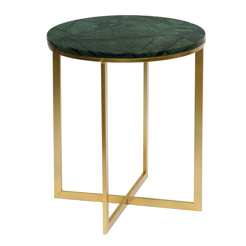 Приставной стол Round Table Marble green Золотой Малахит (зеленый) Приставной стол Round Table Marble green Золотой Малахит (зеленый) в Грозном | Loft Concept