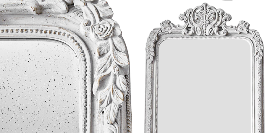 Зеркало Aged White Mirror Зеркало Aged White Mirror - Loft-Concept в Грозном