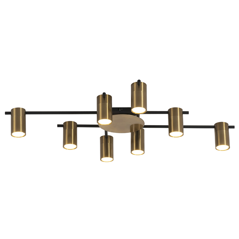 Потолочный светильник Tribes Chandelier Gold Черный Золотой Потолочный светильник Tribes Chandelier Gold Черный Золотой в Грозном | Loft Concept