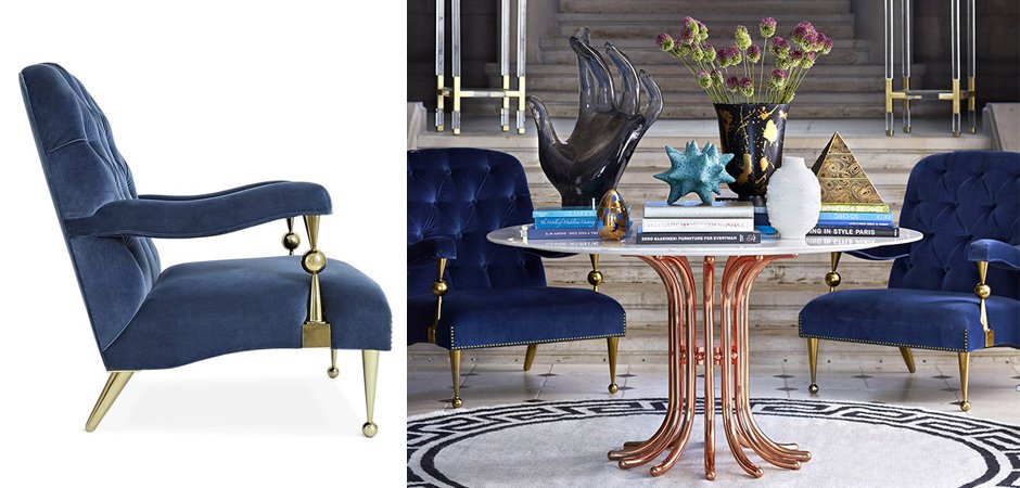Кресло Jonathan Adler Caracas Chair Кресло Jonathan Adler Caracas Chair - Loft-Concept в Грозном