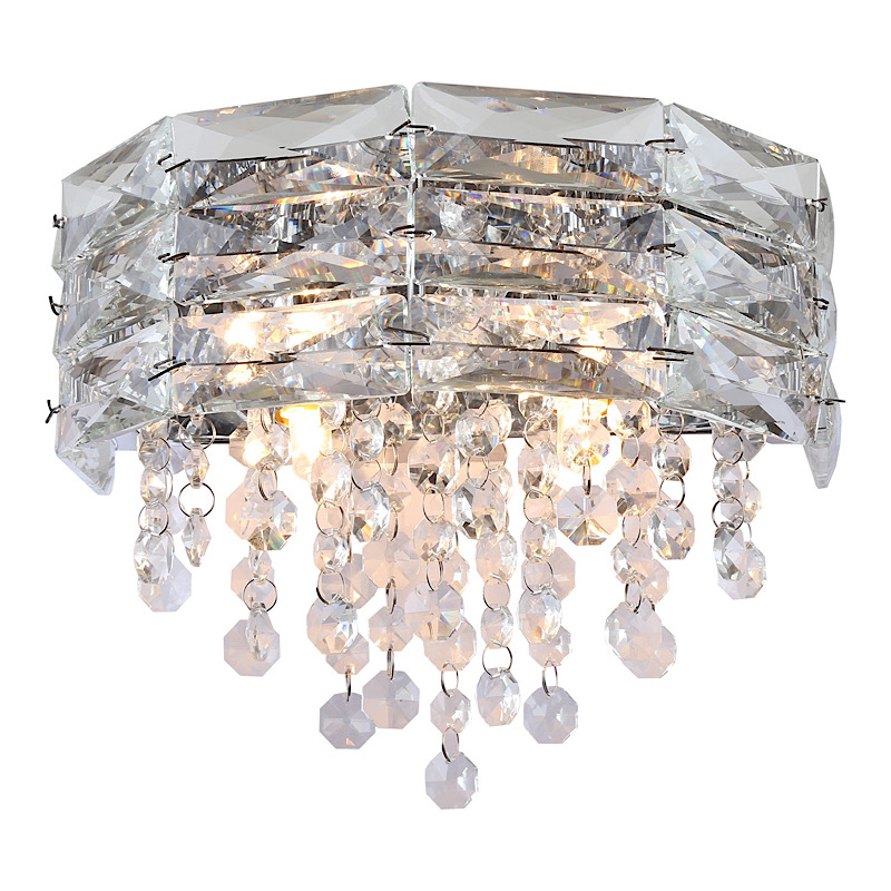 Настенный светильник Roul Crystal Light Хром Прозрачный в Грозном | Loft Concept 