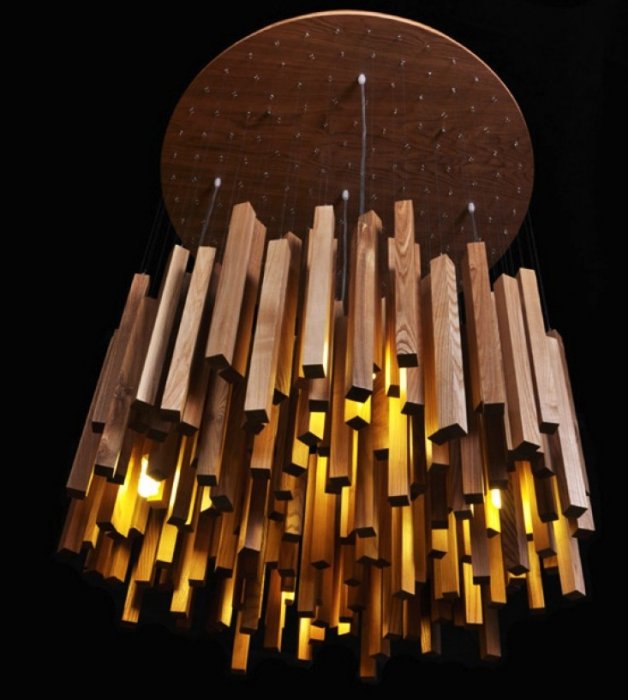 Люстра Wooden September Rain Люстра Wooden September Rain в Грозном | Loft Concept