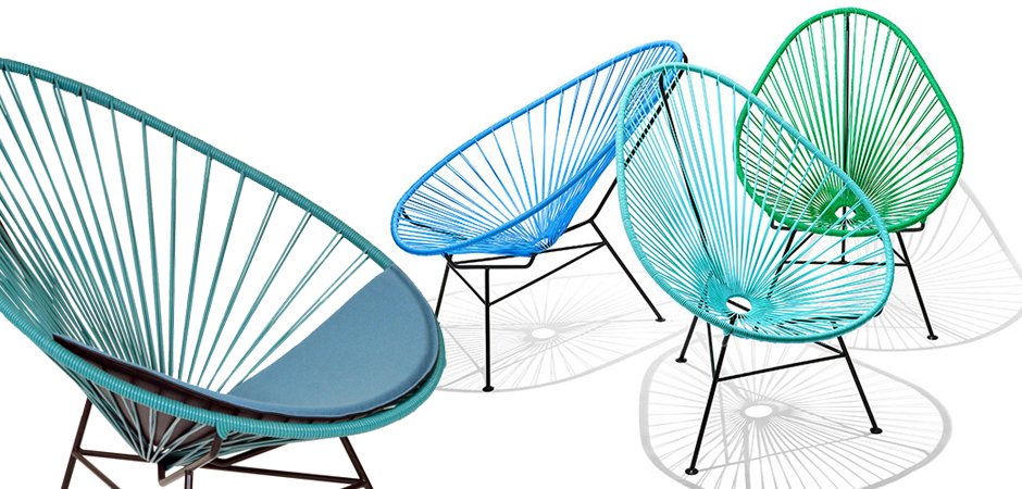 Кресло Acapulco Stol turquoise - Loft-Concept в Грозном