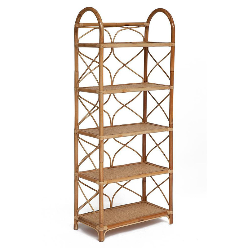 Этажерка Rattan Wicker Bookcase Древесина Этажерка Rattan Wicker Bookcase Древесина в Грозном | Loft Concept