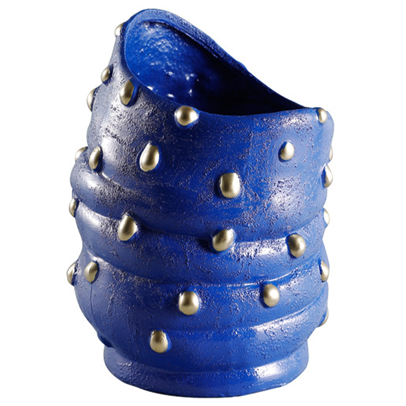 Ваза Molecule Collection Vase Blue Gold Синий Золотой Ваза Molecule Collection Vase Blue Gold Синий Золотой в Грозном | Loft Concept