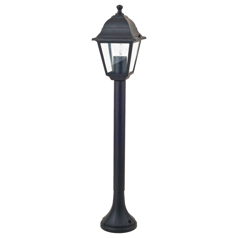 Уличный светильник Lebran Street lamp Черный Прозрачное Стекло Уличный светильник Lebran Street lamp Черный Прозрачное Стекло в Грозном | Loft Concept