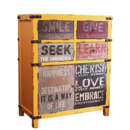 Комод Container Give a smile Желтый Мульти Комод Container Give a smile Желтый Мульти в Грозном | Loft Concept