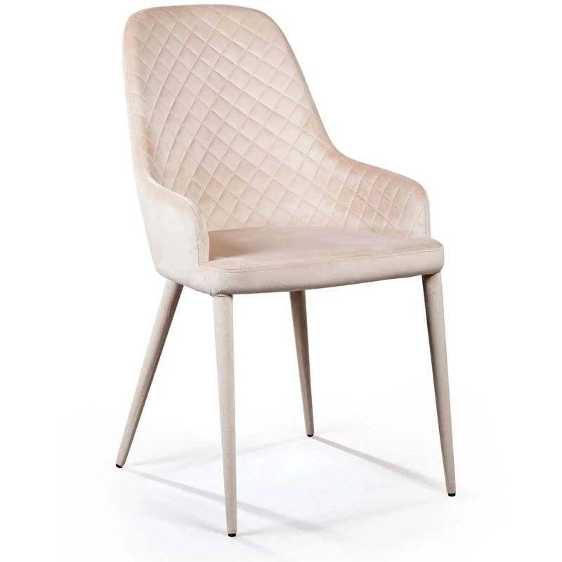 Стул Douglas Rhombus Chair Бежевый Велюр Бежевый Стул Douglas Rhombus Chair Бежевый Велюр Бежевый в Грозном | Loft Concept