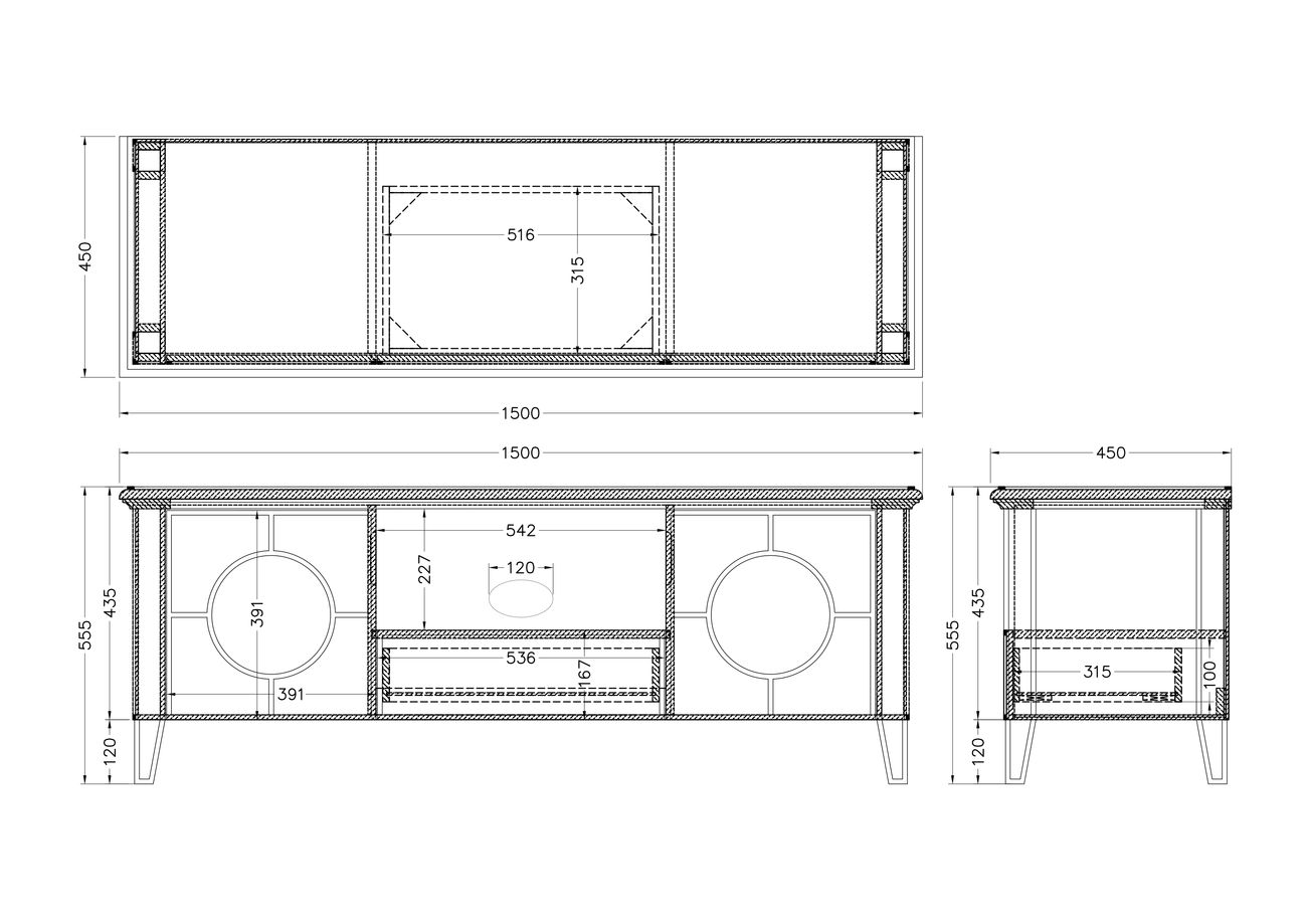 Тумба под телевизор Wheat field в Грозном