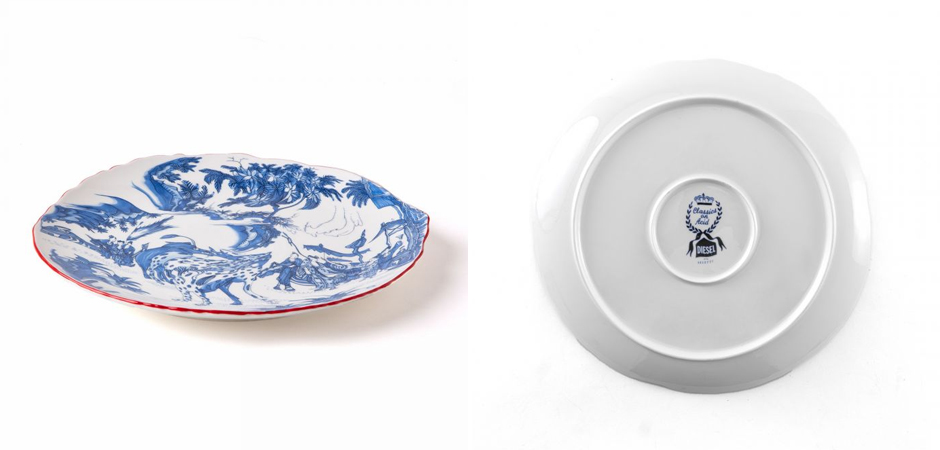 Тарелка Seletti Blue Chinoiserie Тарелка Seletti Blue Chinoiserie - Loft-Concept в Грозном