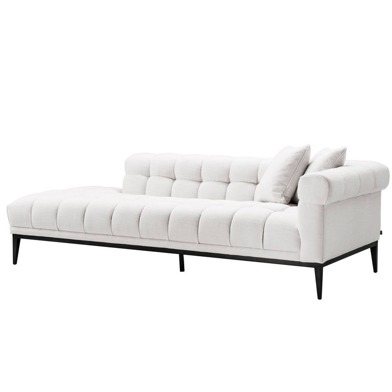 Кушетка Eichholtz Lounge Sofa Aurelio Right Белый Черный Кушетка Eichholtz Lounge Sofa Aurelio Right Белый Черный в Грозном | Loft Concept