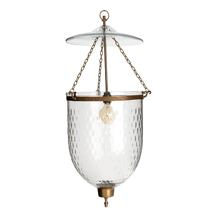 Люстра Lantern Bexley S Латунь Античная полированная Прозрачное Стекло Люстра Lantern Bexley S Латунь Античная полированная Прозрачное Стекло в Грозном | Loft Concept