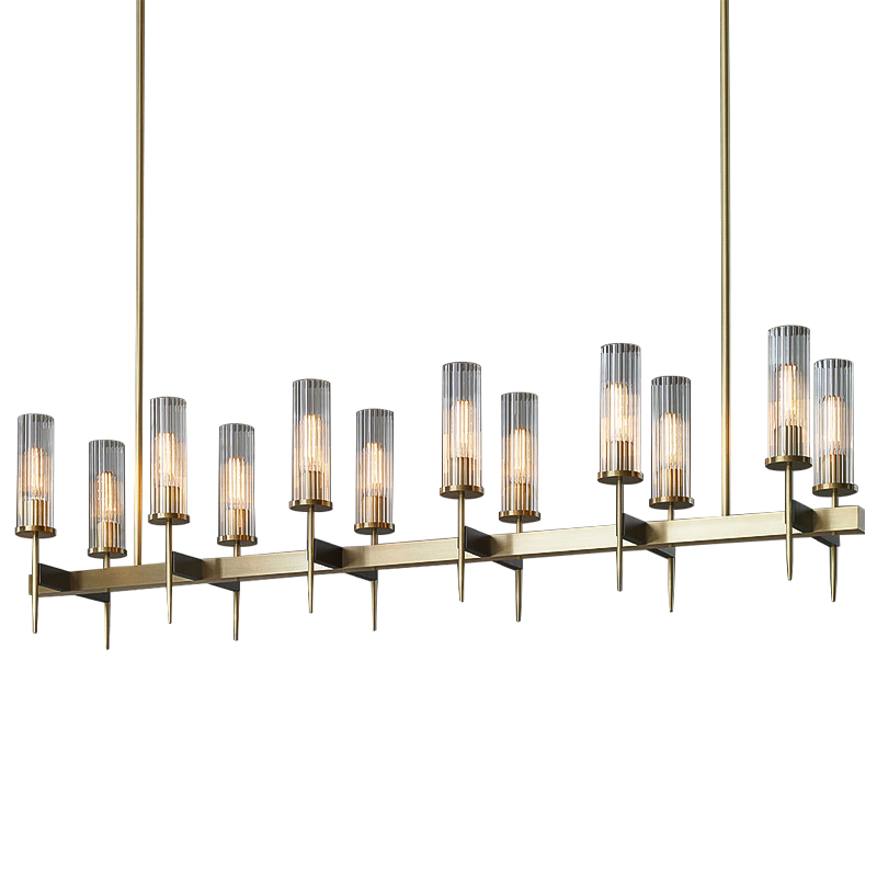 Люстра Jonathan Browning ALOUETTE CHANDELIER Латунь Прозрачное Стекло Люстра Jonathan Browning ALOUETTE CHANDELIER Латунь Прозрачное Стекло в Грозном | Loft Concept