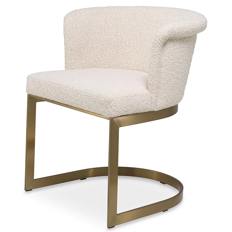Стул Eichholtz Dining Chair Bofinger Латунь Молочный Стул Eichholtz Dining Chair Bofinger Латунь Молочный в Грозном | Loft Concept
