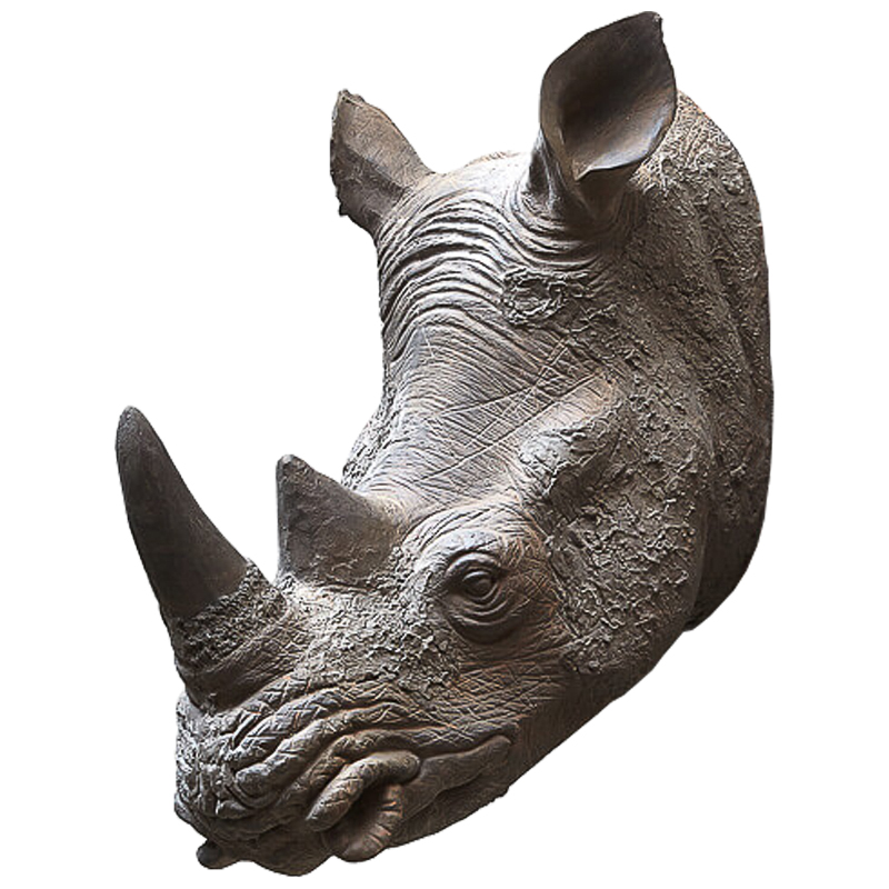 Аксессуар на стену Rhinoceros Серый Аксессуар на стену Rhinoceros Серый в Грозном | Loft Concept