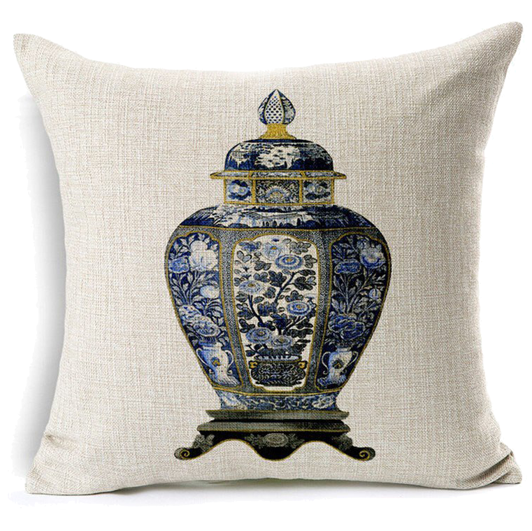 Декоративная подушка Blue Vase Декоративная подушка Blue Vase в Грозном | Loft Concept