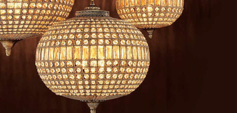 Люстра Chandelier Kasbah Oval M Brass Люстра Chandelier Kasbah Oval M Brass - Loft-Concept в Грозном