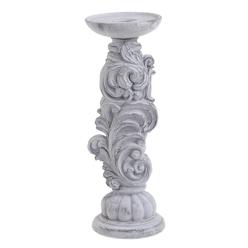 Подсвечник Pattern Candlestick Серый Подсвечник Pattern Candlestick Серый в Грозном | Loft Concept