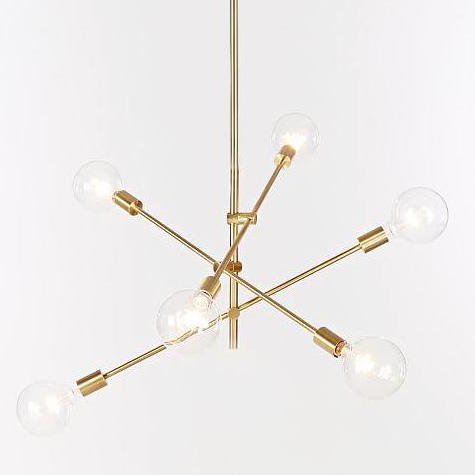 Люстра Lambert Fils Studio Cliff Pendant 6 Золотой Люстра Lambert Fils Studio Cliff Pendant 6 Золотой в Грозном | Loft Concept