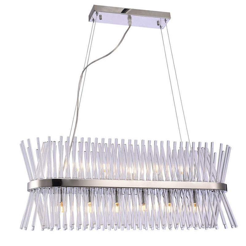 Люстра Nembus Rini Chandelier Chrome Хром Прозрачное Стекло Люстра Nembus Rini Chandelier Chrome Хром Прозрачное Стекло в Грозном | Loft Concept
