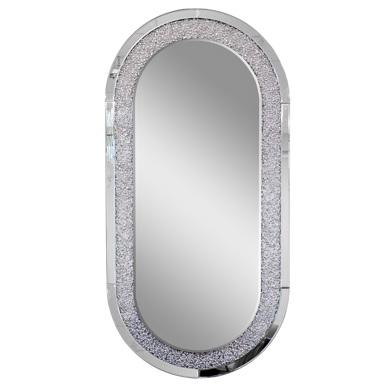 Зеркало Odila Crystals Oval Mirror Зеркало Odila Crystals Oval Mirror в Грозном | Loft Concept