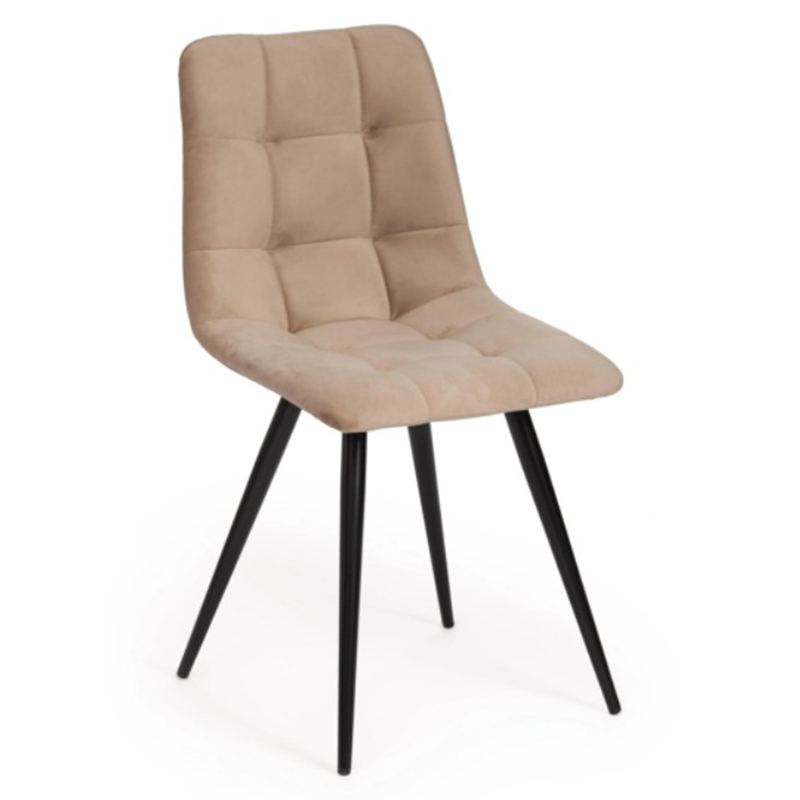 Стул Nancy Beige Chair Бежевый Черный Стул Nancy Beige Chair Бежевый Черный в Грозном | Loft Concept
