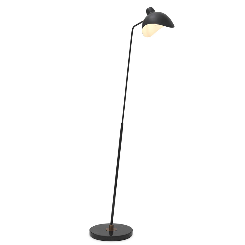 Торшер Eichholtz Floor Lamp Asta Черный Черный Мрамор Nero Латунь Античная полированная Торшер Eichholtz Floor Lamp Asta Черный Черный Мрамор Nero Латунь Античная полированная в Грозном | Loft Concept