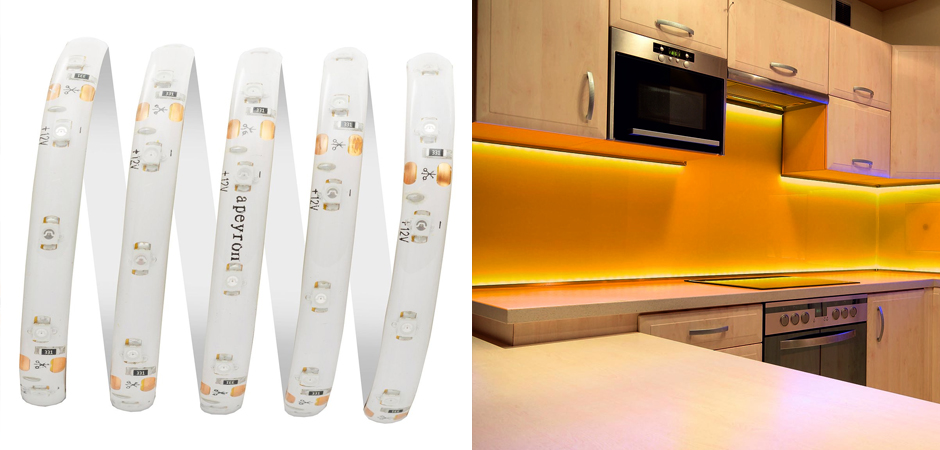 Светодиодная влагозащищенная лента 4,8W/m 60LED/m 3528SMD желтый Светодиодная влагозащищенная лента 4,8W/m 60LED/m 3528SMD желтый - Loft-Concept в Грозном