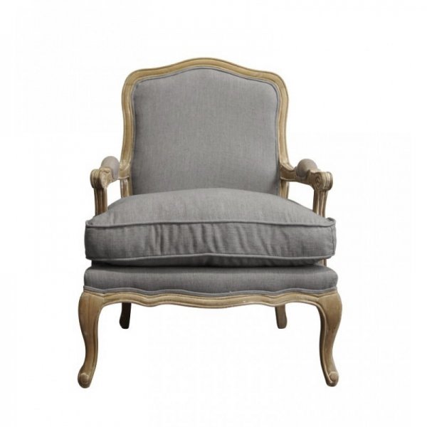 Кресло French Provence ArmChair Shebbi Grey Кресло French Provence ArmChair Shebbi Grey в Грозном | Loft Concept