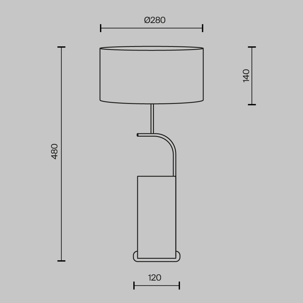 Настольный светильник Glamping Е14x2 в Грозном