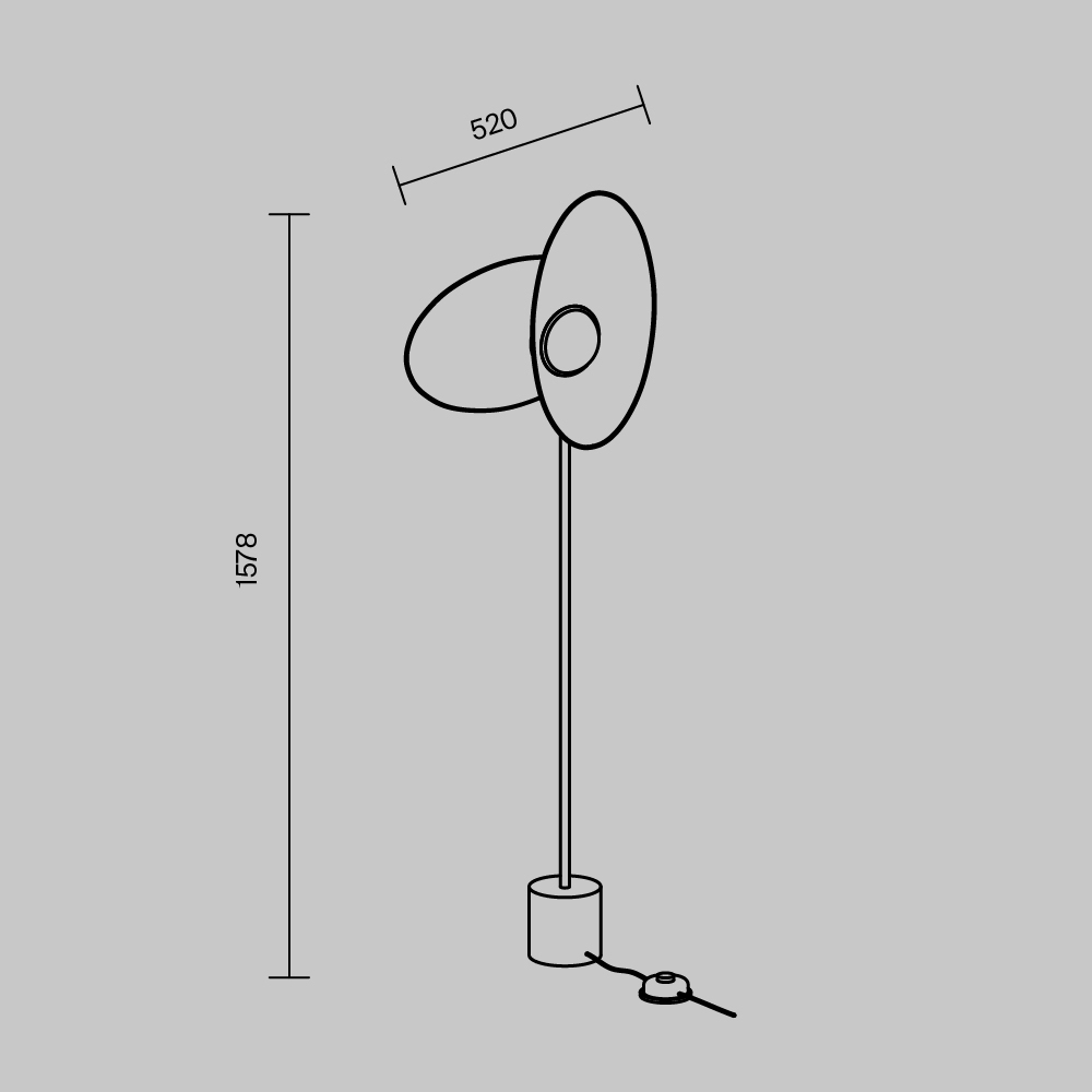 Напольный светильник Evolution 3000К 12Вт в Грозном