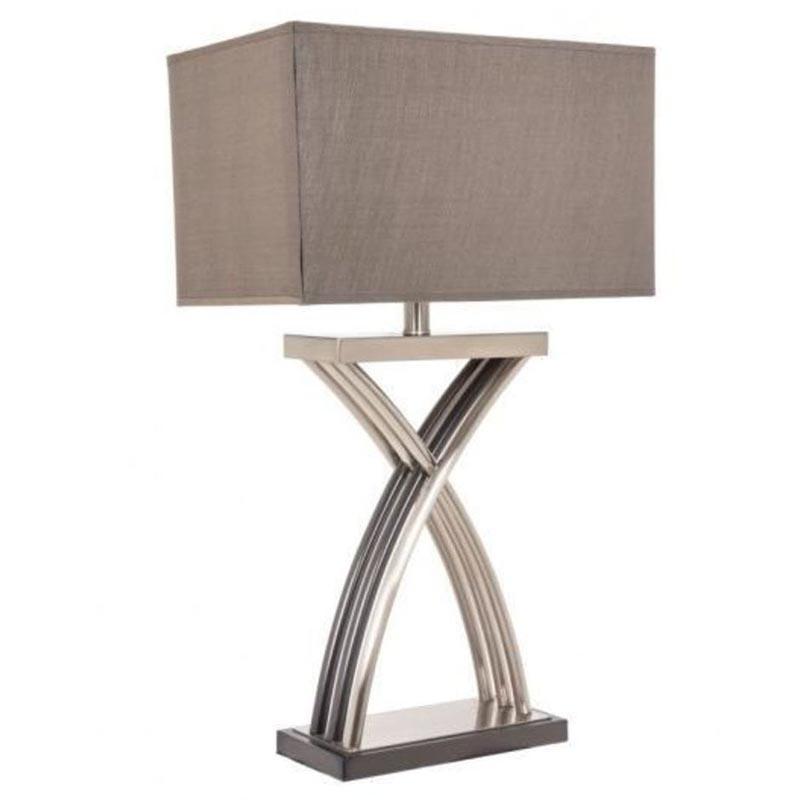 Настольная лампа Harriet Table Lamp Серебряный Настольная лампа Harriet Table Lamp Серебряный в Грозном | Loft Concept