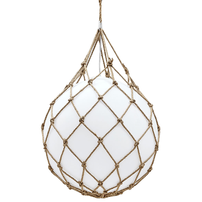 Подвесной светильник Ball in Net Pendant Белый Бежевый в Грозном | Loft Concept 