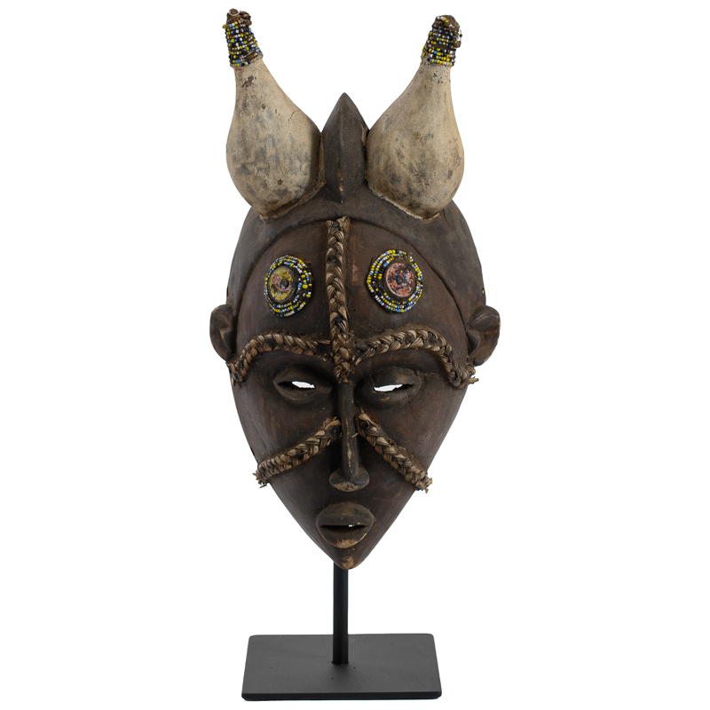 Маска African Mask Asita Коричневый Мульти Черный Маска African Mask Asita Коричневый Мульти Черный в Грозном | Loft Concept
