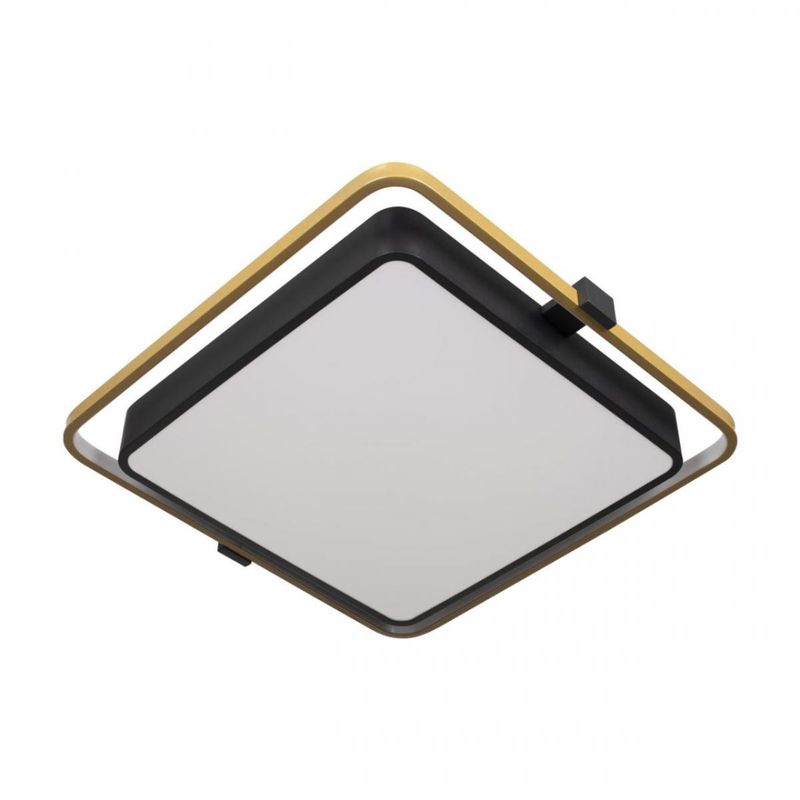 Потолочный светильник Gold Square Saturn Черный Золотой Потолочный светильник Gold Square Saturn Черный Золотой в Грозном | Loft Concept