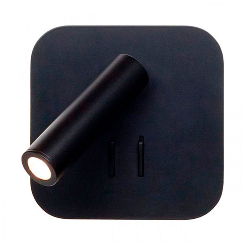 Бра Chelsom WALL LED DOCK Black Square Черный Бра Chelsom WALL LED DOCK Black Square Черный в Грозном | Loft Concept
