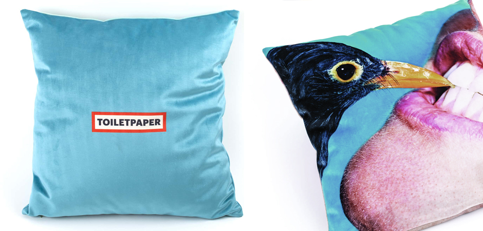 Подушка Seletti Cushion Crow Design Toiletpaper Подушка Seletti Cushion Crow Design Toiletpaper - Loft-Concept в Грозном