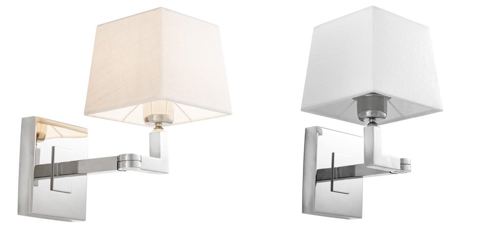 Бра Eichholtz Wall Lamp Cambell Nickel Бра Eichholtz Wall Lamp Cambell Nickel - Loft-Concept в Грозном