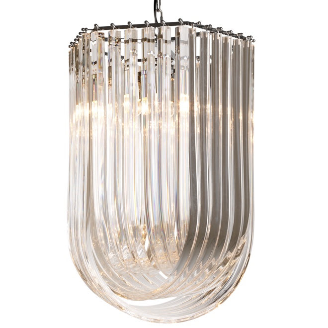 Люстра Chandelier Caserta Прозрачный (Transparent) Никель Люстра Chandelier Caserta Прозрачный (Transparent) Никель в Грозном | Loft Concept
