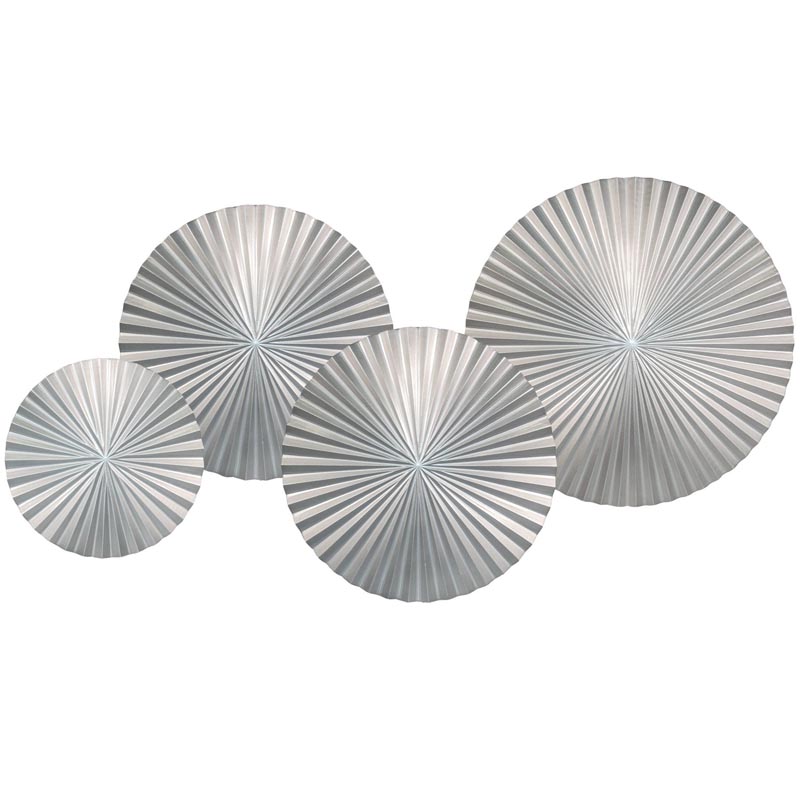 Арт-объект Apollo Silver Wall Plaque Disc 4 Серебряный Арт-объект Apollo Silver Wall Plaque Disc 4 Серебряный в Грозном | Loft Concept