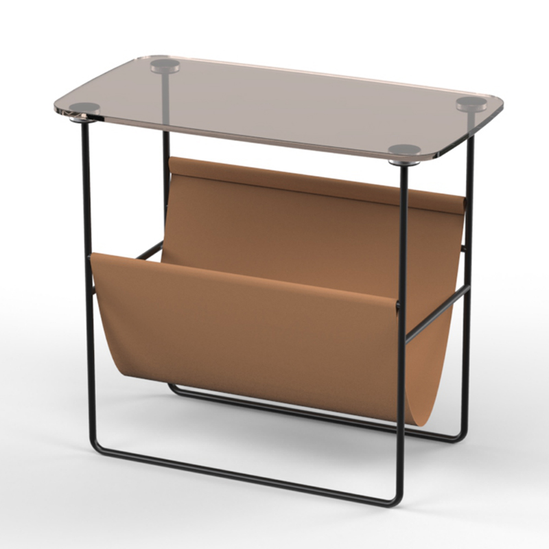 Стол Convenience Table Черный Прозрачный черный Терракотовый Стол Convenience Table Черный Прозрачный черный Терракотовый в Грозном | Loft Concept