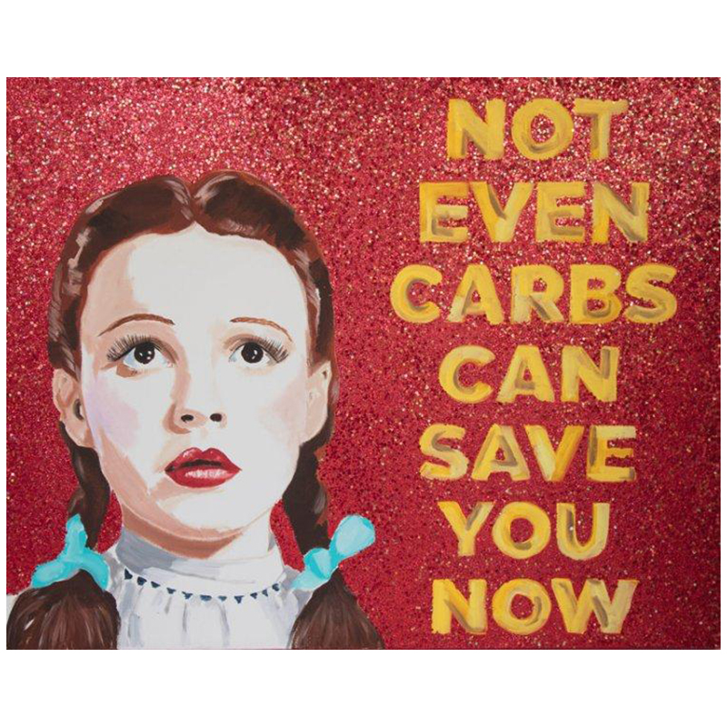 Картина “Not Even Carbs Can Save You Now” Мульти в Грозном | Loft Concept 