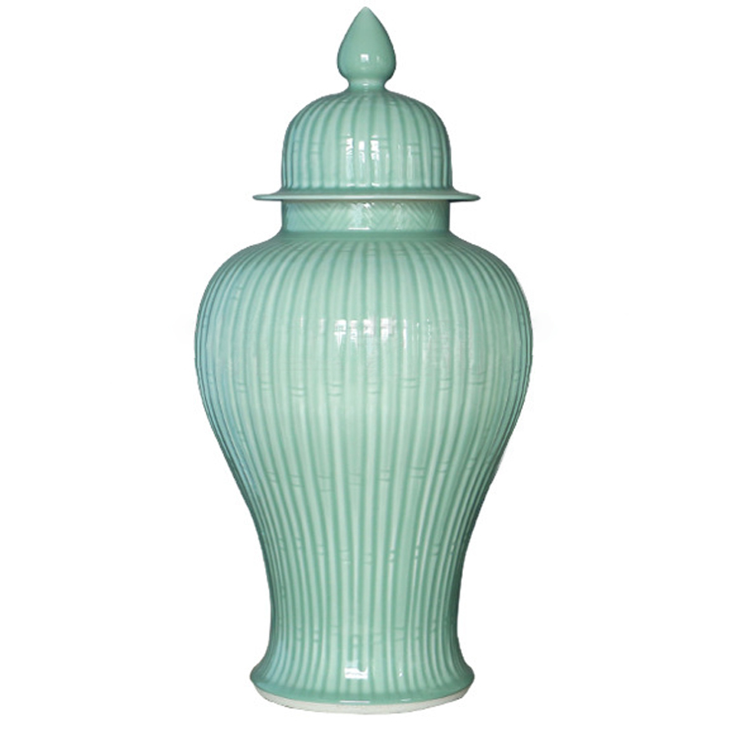 Ваза с крышкой Fresh Mint Vase Бирюзовый Ваза с крышкой Fresh Mint Vase Бирюзовый в Грозном | Loft Concept