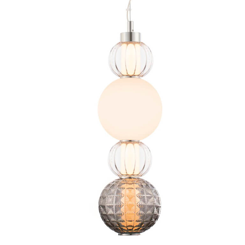 Подвесной светильник Aimabla Light 45 Хром Прозрачный Подвесной светильник Aimabla Light 45 Хром Прозрачный в Грозном | Loft Concept